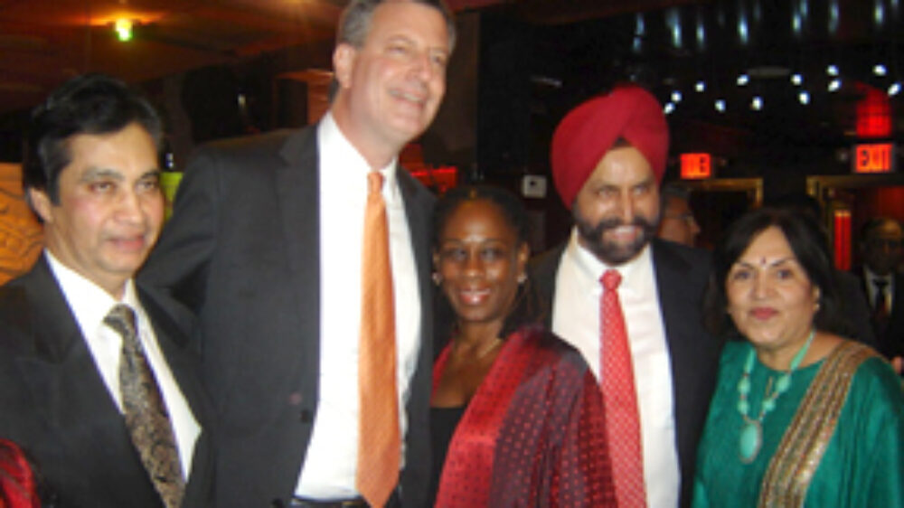 2 – NYC Mayor deBlasio, Pam Kwatra & Sant Chatwal